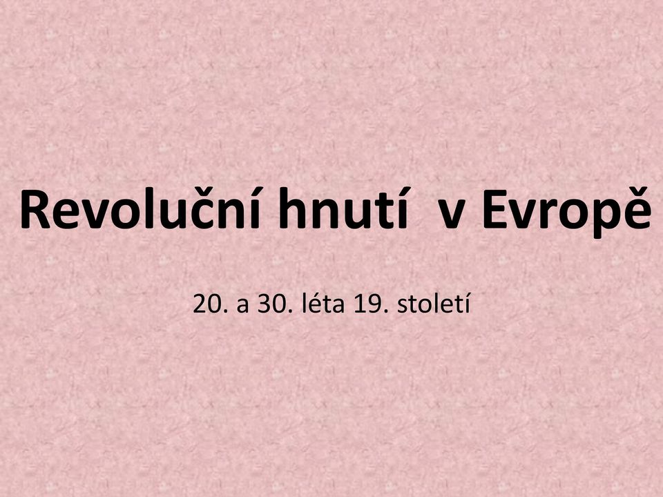 Evropě 20.