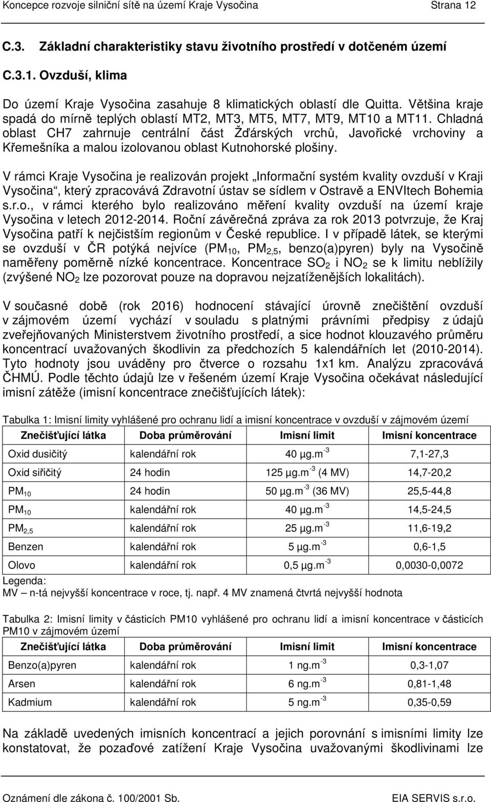 Chladná oblast CH zahrnuje centrální část Žďárských vrchů, Javořické vrchoviny a Křemešníka a malou izolovanou oblast Kutnohorské plošiny.