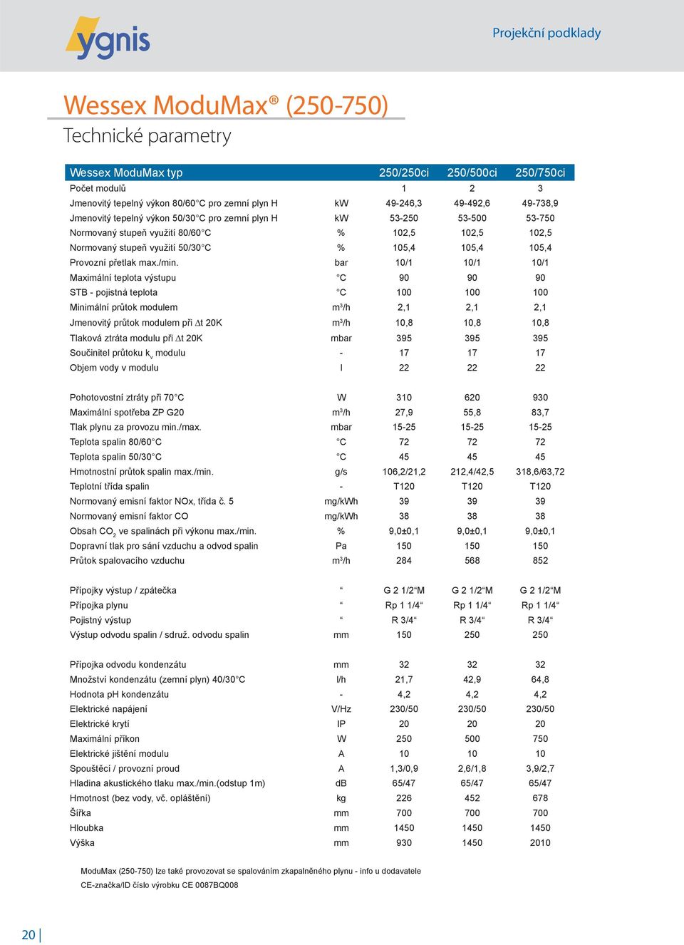 /min. bar 10/1 10/1 10/1 Maximální teplota výstupu C 90 90 90 STB - pojistná teplota C 100 100 100 Minimální průtok modulem m 3 /h 2,1 2,1 2,1 Jmenovitý průtok modulem při t 20K m 3 /h 10,8 10,8 10,8