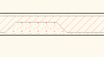 ARCHline.XP 2014 Tutoriál 21 Krok 2: Modifikace profilu jedné vrstvy Klikněte na zeď. Zobrazí se plovoucí panel nástrojů. V plovoucím panelu klikněte na ikonu nástroje Editovat vrstvy.