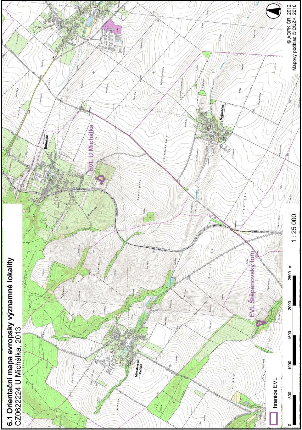 CZ0622224 U Michálka, 2013 EVL U Michálka EVL