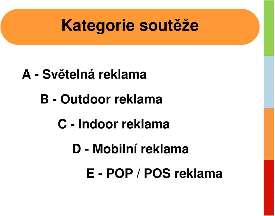 reklama C - Indoor reklama D