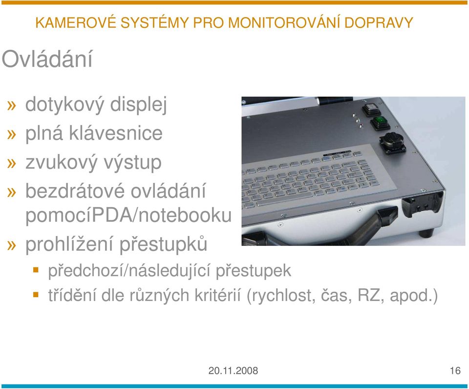 prohlížení přestupků předchozí/následující přestupek