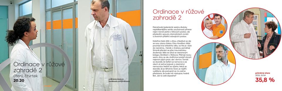 Mázl prochází krizí středního věku, ve hře je i skok do neznáma... hanák s Andreou pomáhají Simoně přenést se přes traumatickou zkušenost. běla se sžívá se staronovým kolegou ženíškem v růžovce.