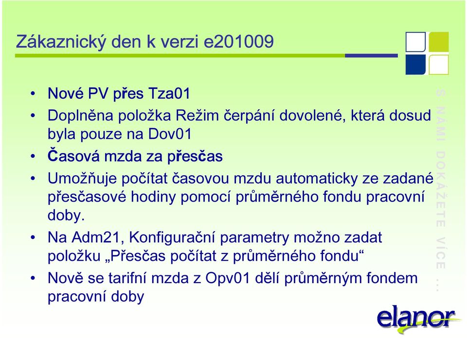 přesčasové hodiny pomocí průměrného fondu pracovní doby.