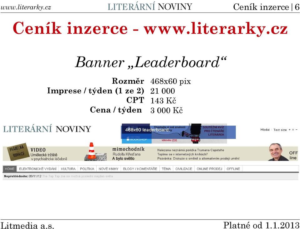 cz Banner Leaderboard Rozměr Imprese