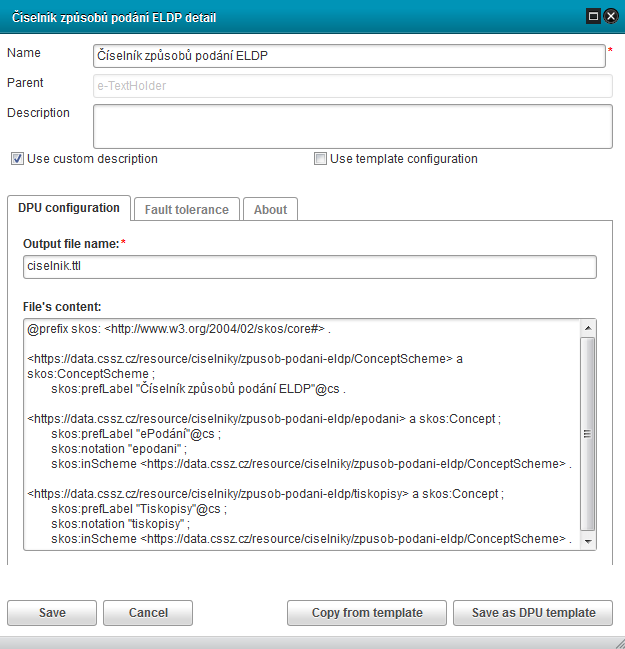 Číselník způsobu podání ELDP @prefix skos: <http://www.w3.org/2004/02/skos/core#>. <https://data.cssz.