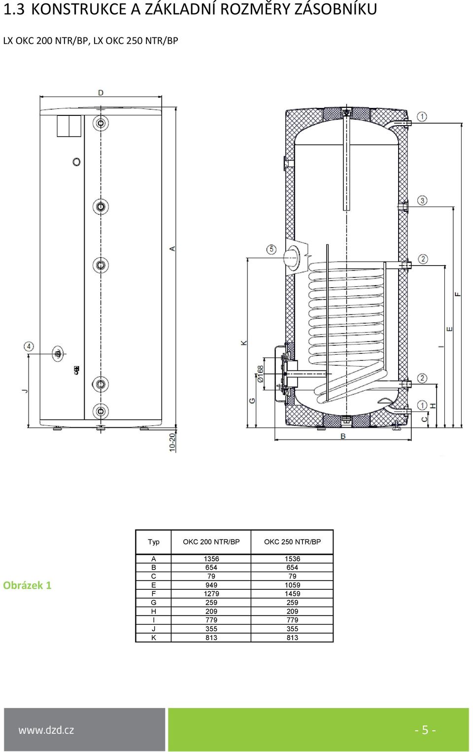 NTR/BP Obrázek 1 A 1356 1536 B 654 654 C 79 79 E 949 1059