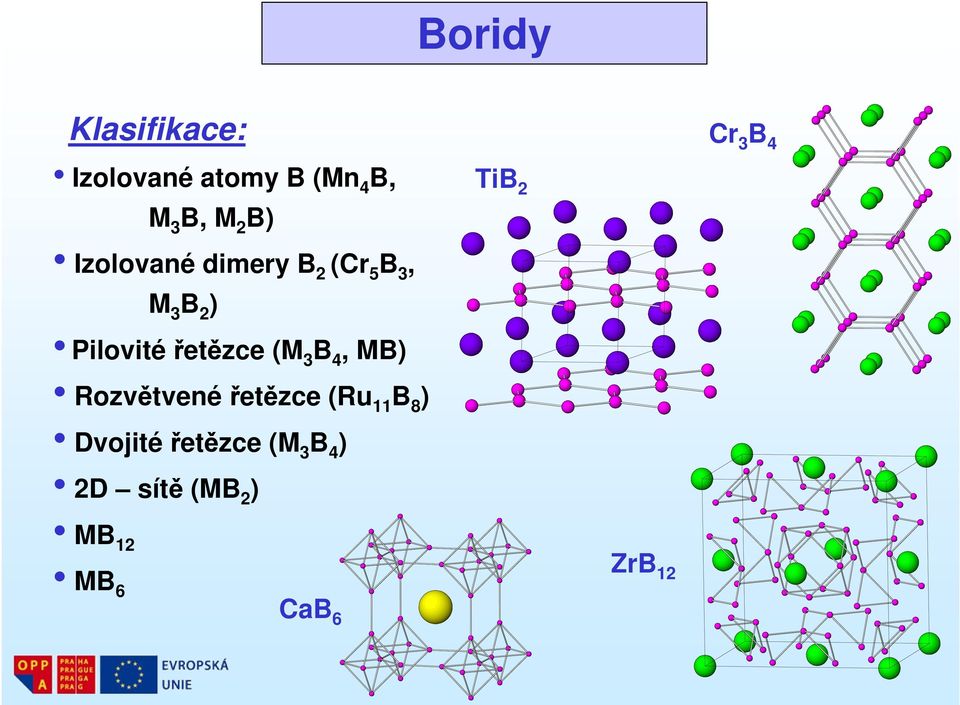 Pilovitéřetězce (M 3 B 4, MB) Rozvětvenéřetězce (Ru 11 B 8 )