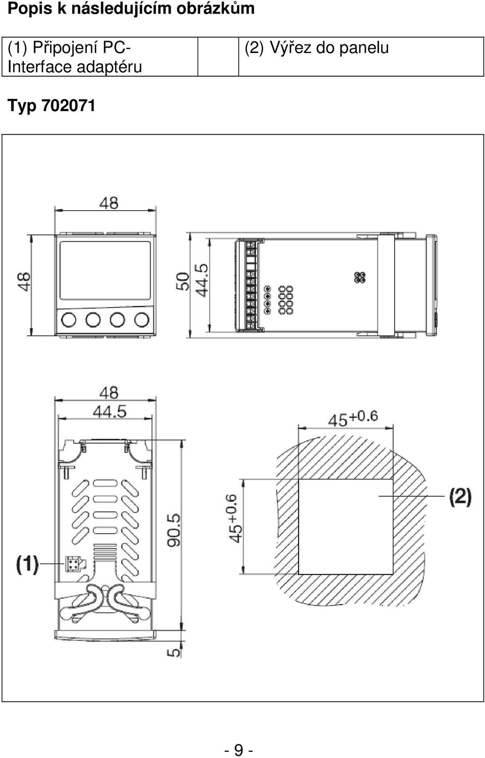 PC- Interface adaptéru