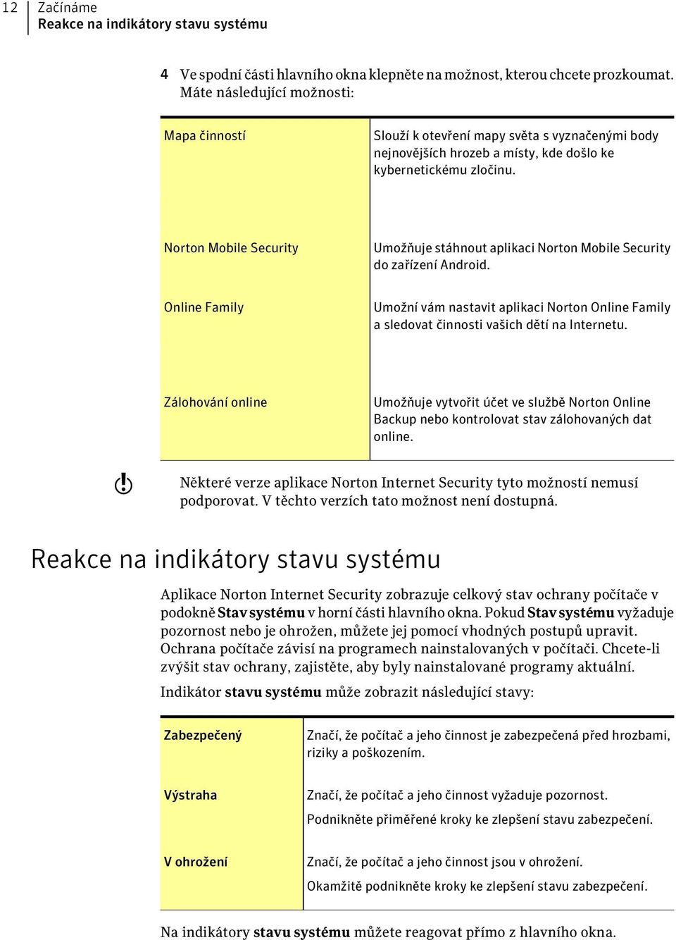 Norton Mobile Security Umožňuje stáhnout aplikaci Norton Mobile Security do zařízení Android.