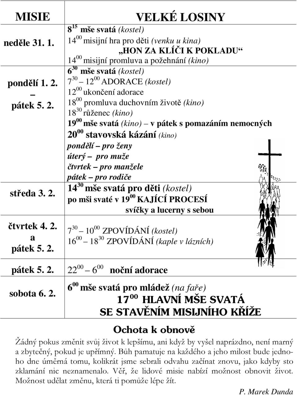 středa 3. 2.