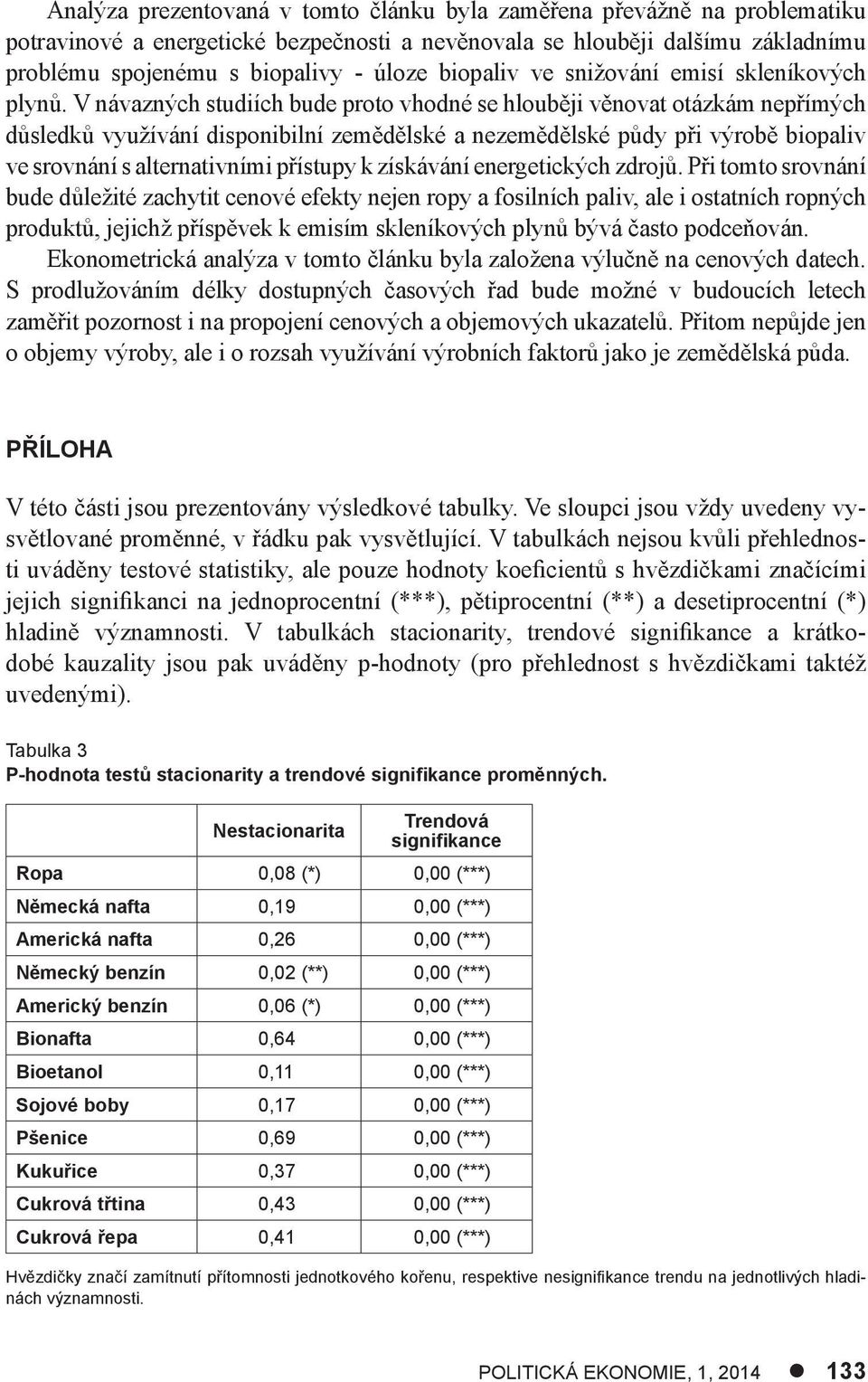 V návazných studiích bude proto vhodné se hlouběji věnovat otázkám nepřímých důsledků využívání disponibilní zemědělské a nezemědělské půdy při výrobě biopaliv ve srovnání s alternativními přístupy k