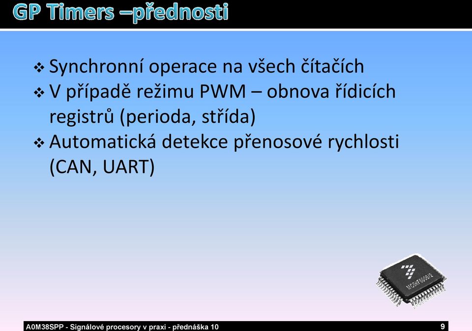 střída) Automatická detekce přenosové rychlosti