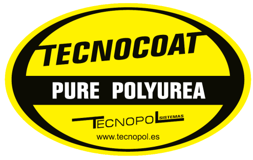 před korozí. Produkt TECNOCOAT P-2049 je průběžná, plně spojená membrána, bez výskytu švů nebo spojů, s dobou schnutí 4 sekundy.