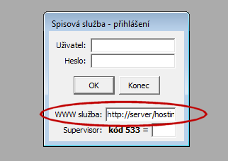 Nyní spusťte Internet Explorer, vložte zkopírovaný obsah položky WWW služba (Ctrl+V) do adresního řádku a stiskněte ENTER.