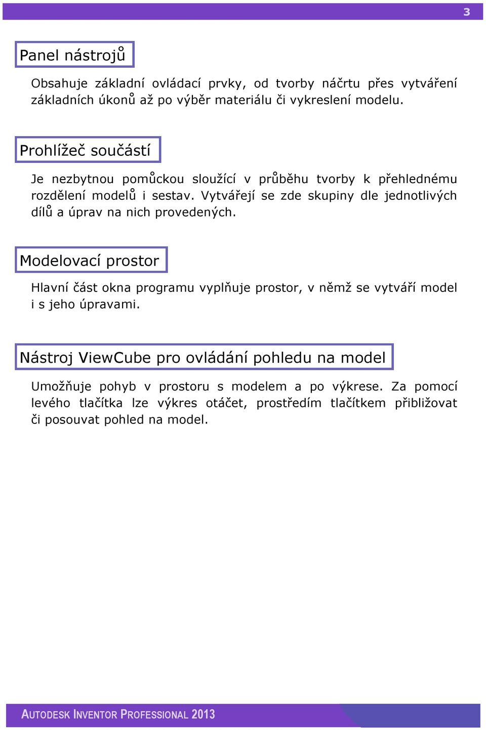 Vytvářejí se zde skupiny dle jednotlivých dílů a úprav na nich provedených.