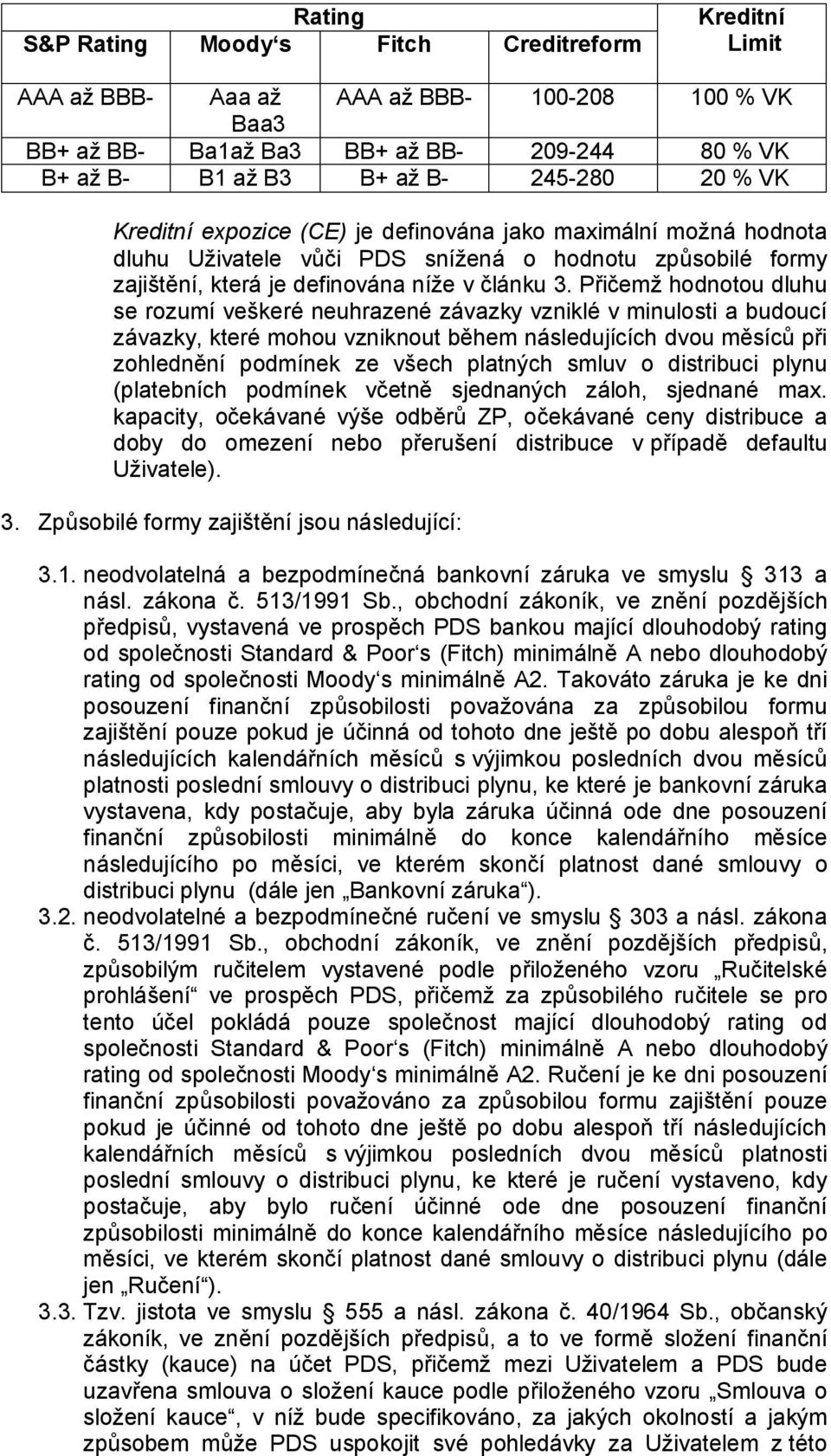 Přičemž hodnotou dluhu se rozumí veškeré neuhrazené závazky vzniklé v minulosti a budoucí závazky, které mohou vzniknout během následujících dvou měsíců při zohlednění podmínek ze všech platných