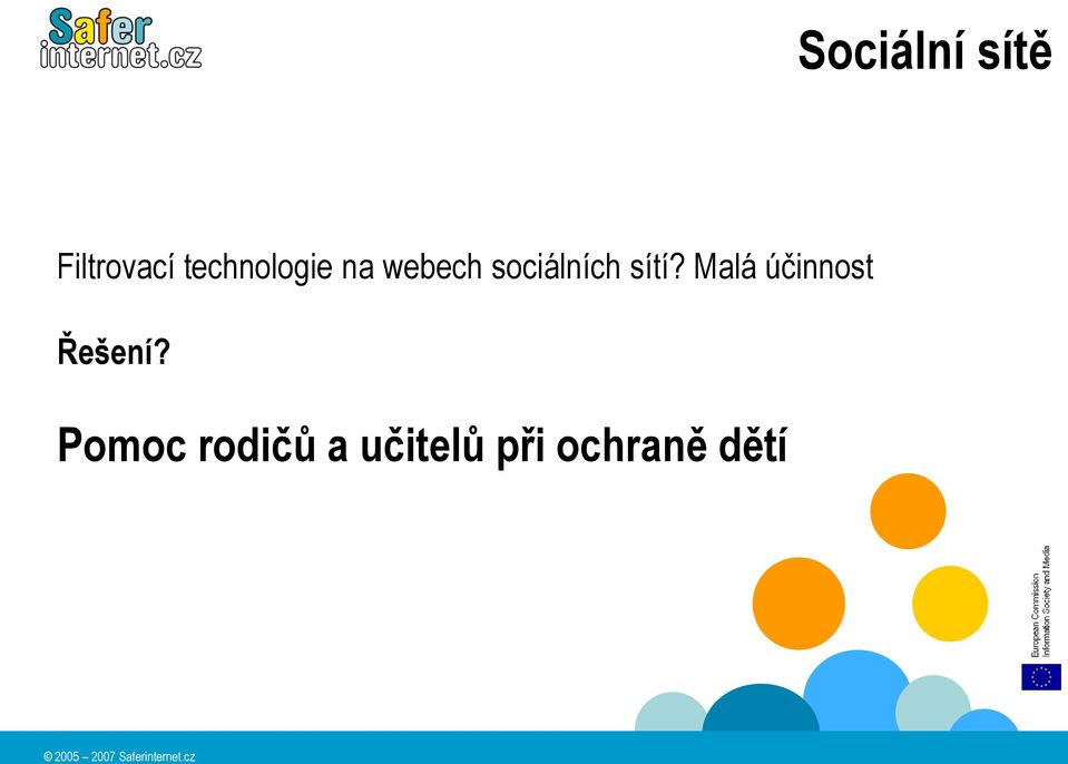 sociálních sítí?