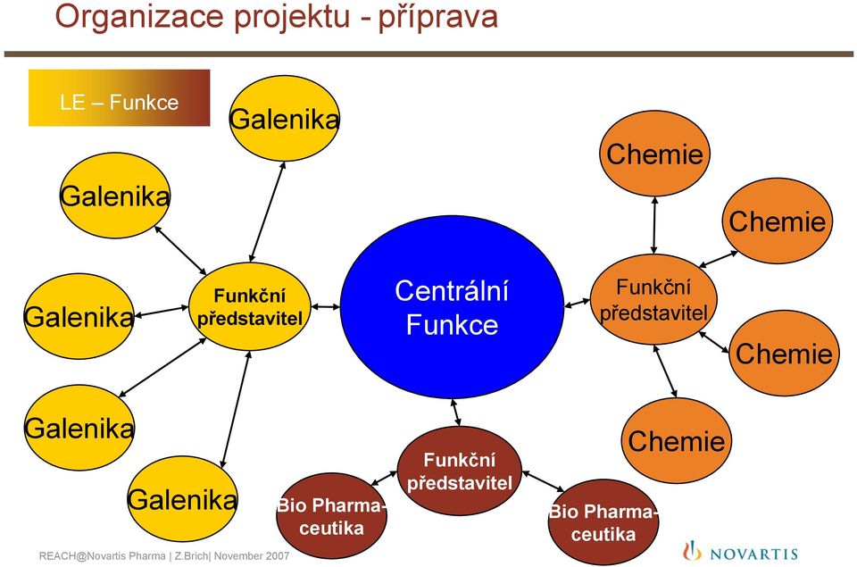 Function Funkce Funkční představitel Chemie Galenika Galenika