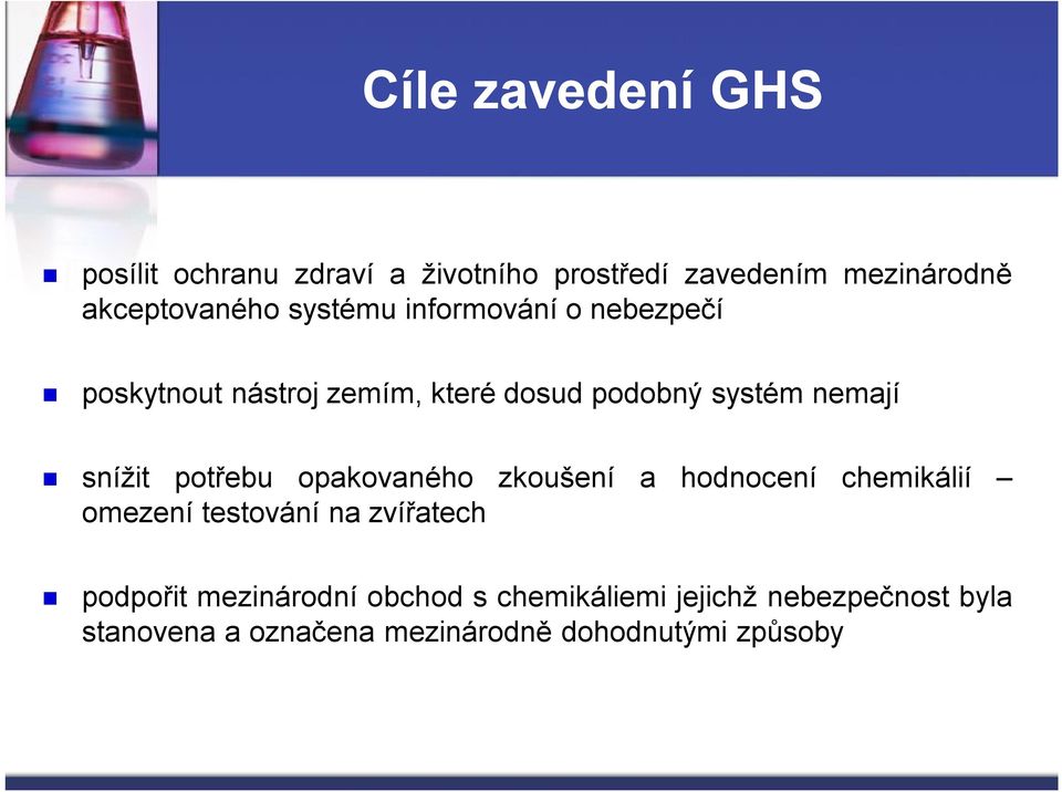 potřebu opakovaného zkoušení a hodnocení chemikálií omezení testování na zvířatech podpořit