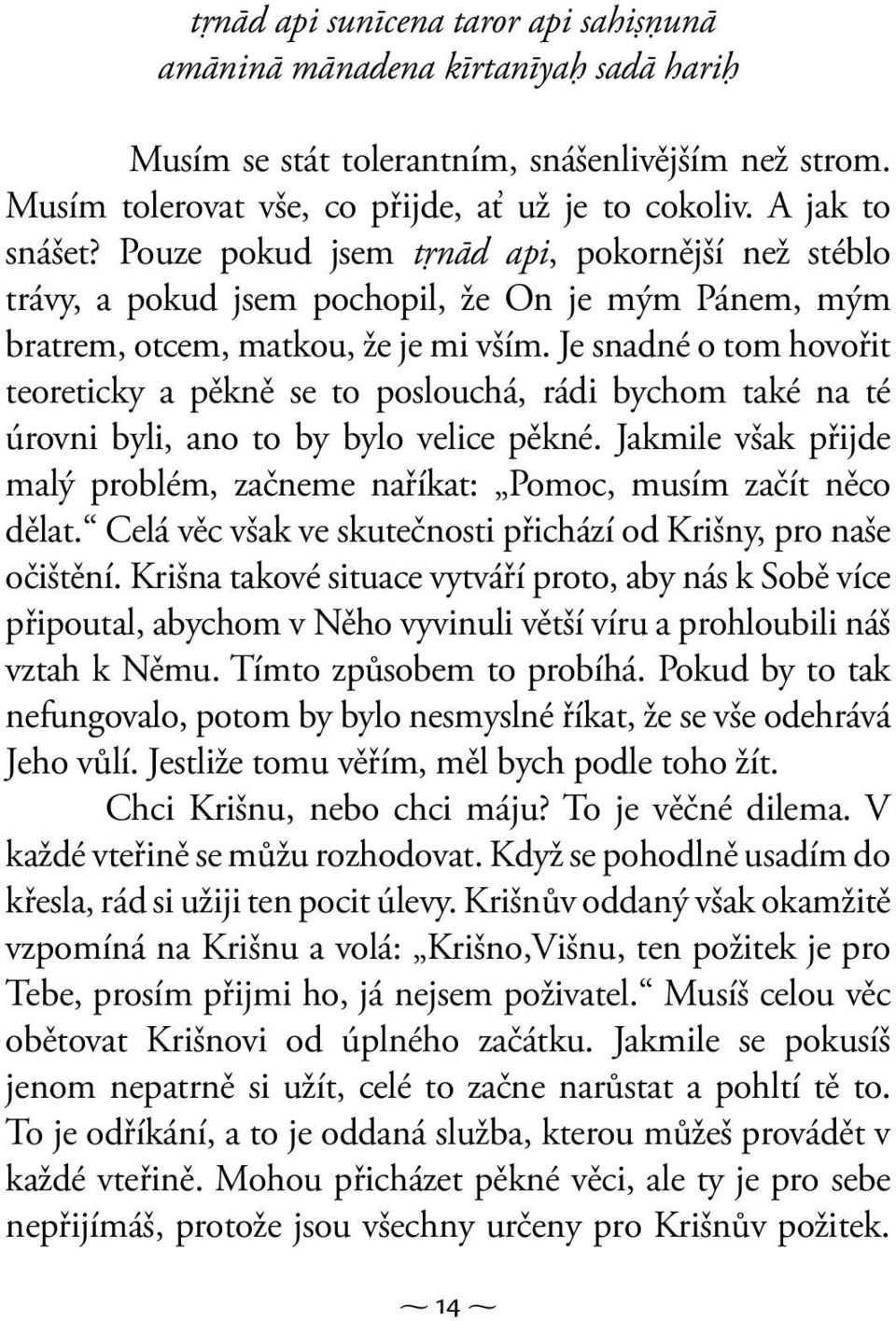 Je snadné o tom hovořit teoreticky a pěkně se to poslouchá, rádi bychom také na té úrovni byli, ano to by bylo velice pěkné.