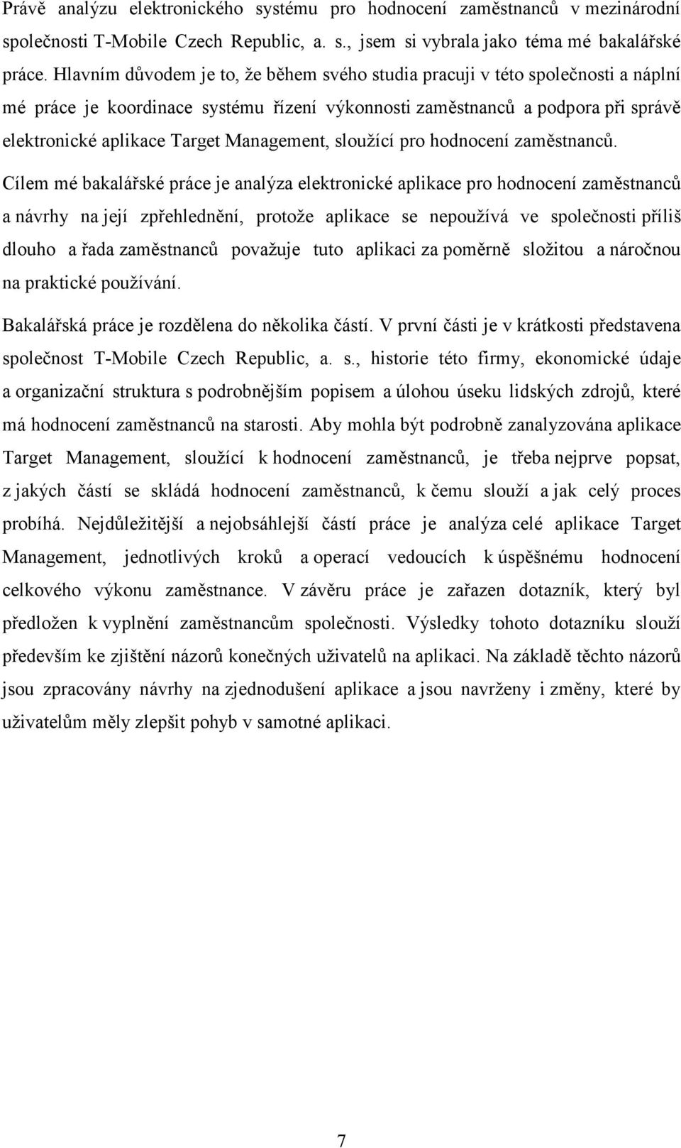 Management, sloužící pro hodnocení zaměstnanců.