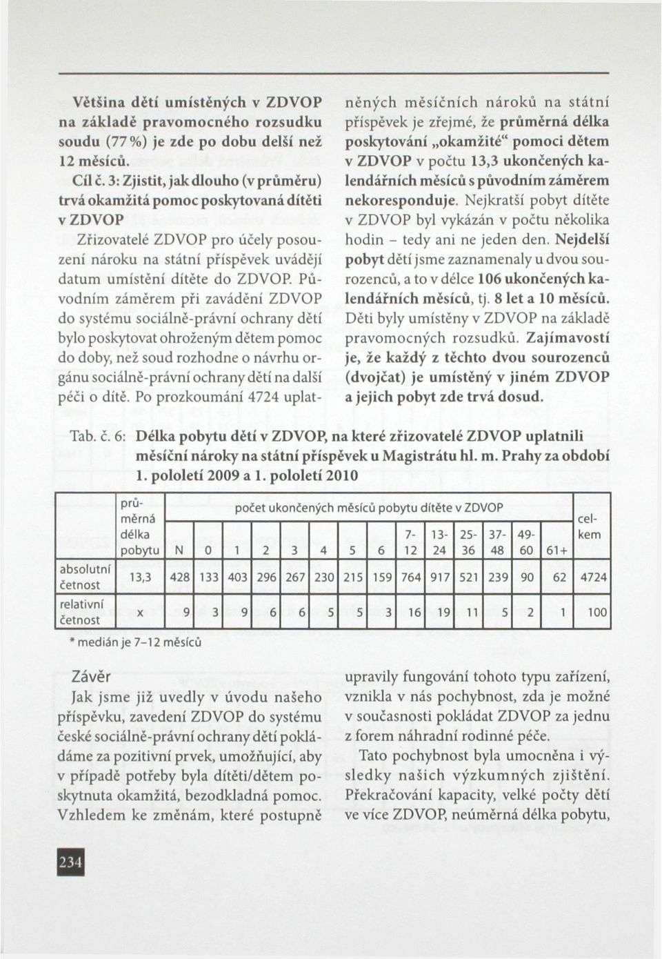 Původní záěre při zavádění ZDVOP do systéu sociálně-právní ochrany dětí bylo poskytovat ohžený děte pooc do doby, než soud zhodne o návrhu orgánu sociálně-právní ochrany dětí na další péči o dítě.