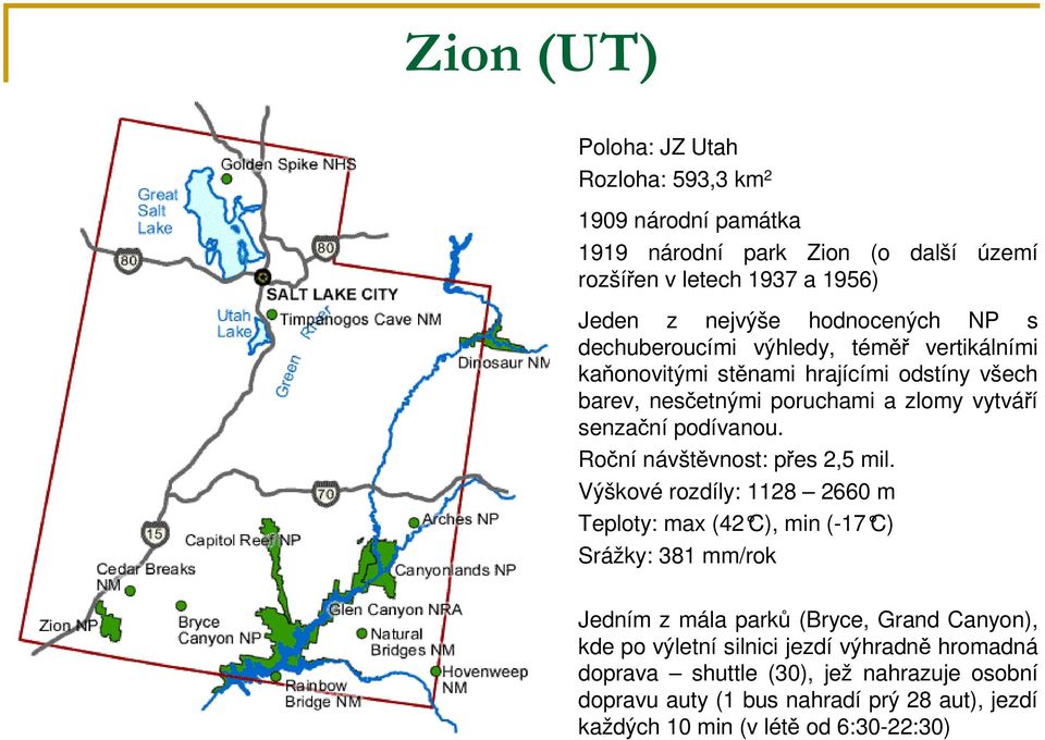 podívanou. Roční návštěvnost: přes 2,5 mil.