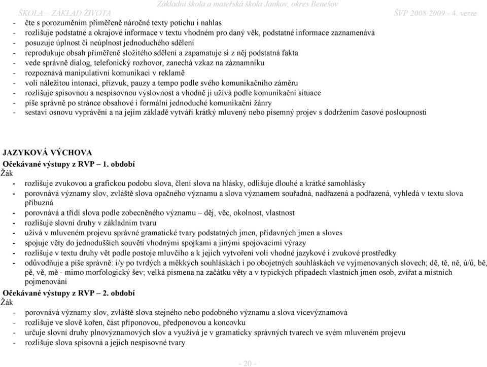 manipulativní komunikaci v reklamě - volí náleţitou intonaci, přízvuk, pauzy a tempo podle svého komunikačního záměru - rozlišuje spisovnou a nespisovnou výslovnost a vhodně ji uţívá podle