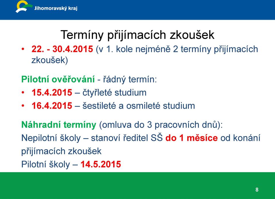 2015 čtyřleté studium 16.4.