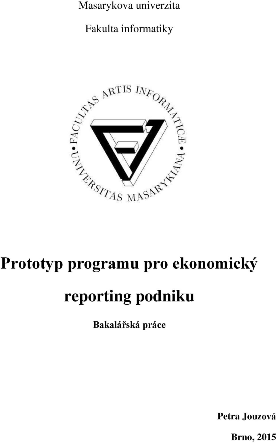 ekonomický reporting podniku