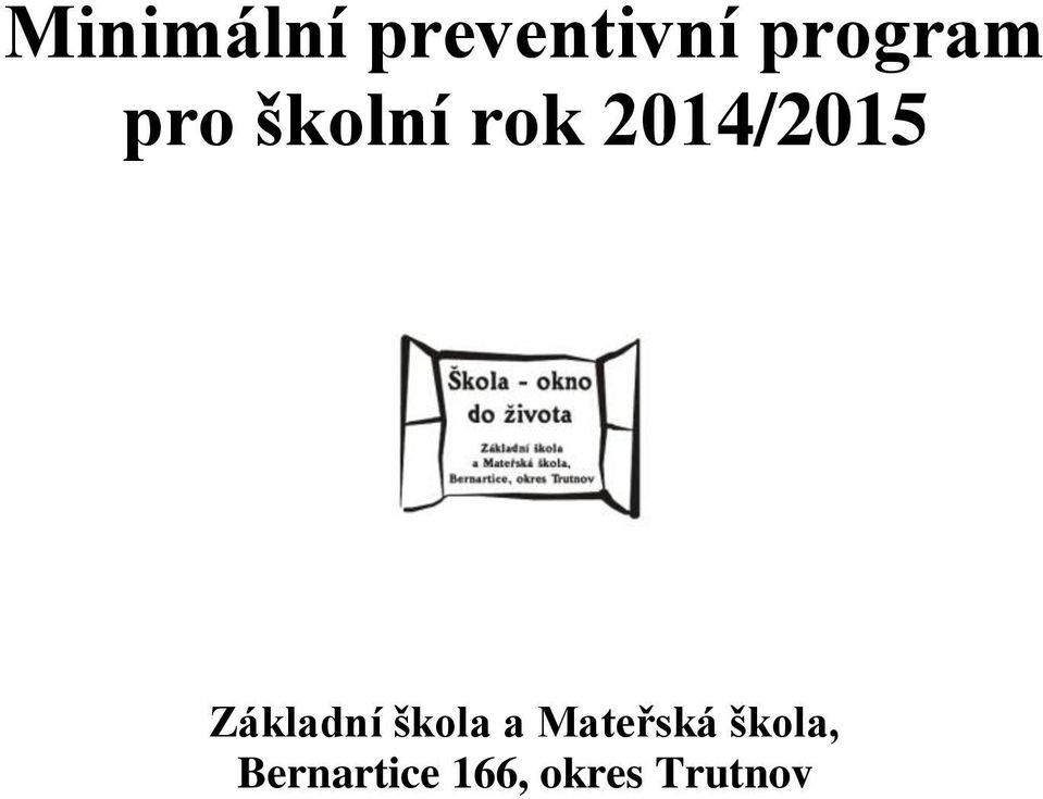 2014/2015 Základní škla a