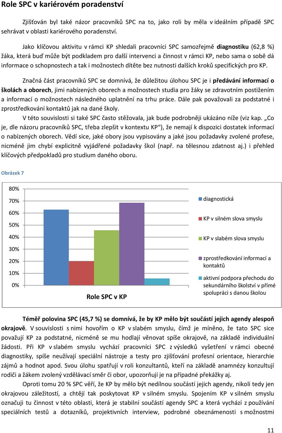 schopnostech a tak i možnostech dítěte bez nutnosti dalších kroků specifických pro KP.