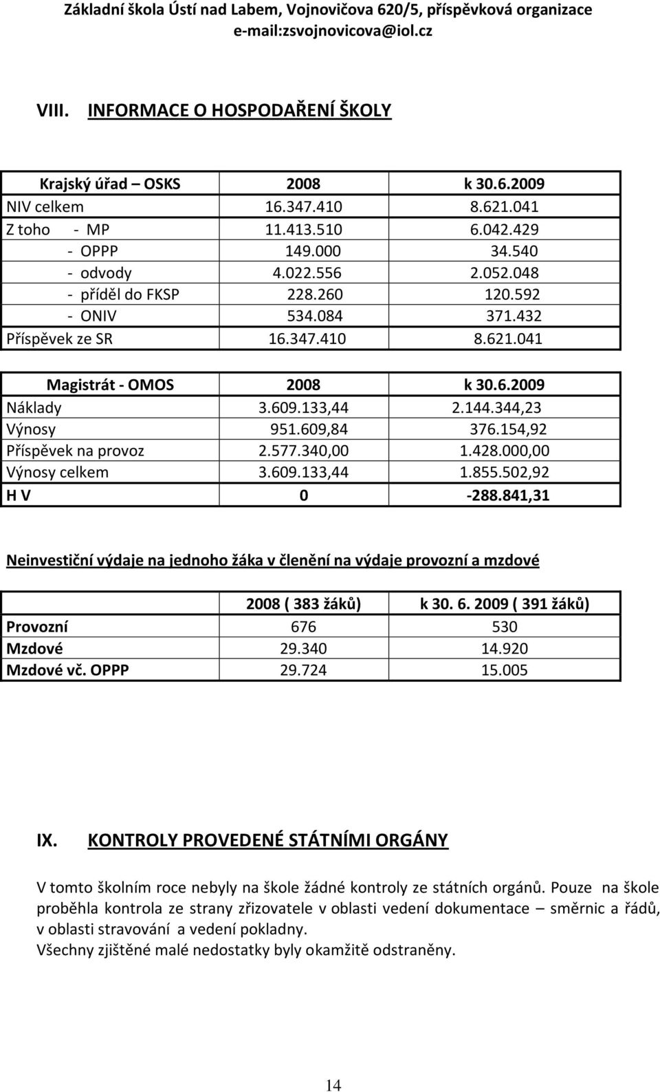 154,92 Příspěvek na provoz 2.577.340,00 1.428.000,00 Výnosy celkem 3.609.133,44 1.855.502,92 H V 0-288.