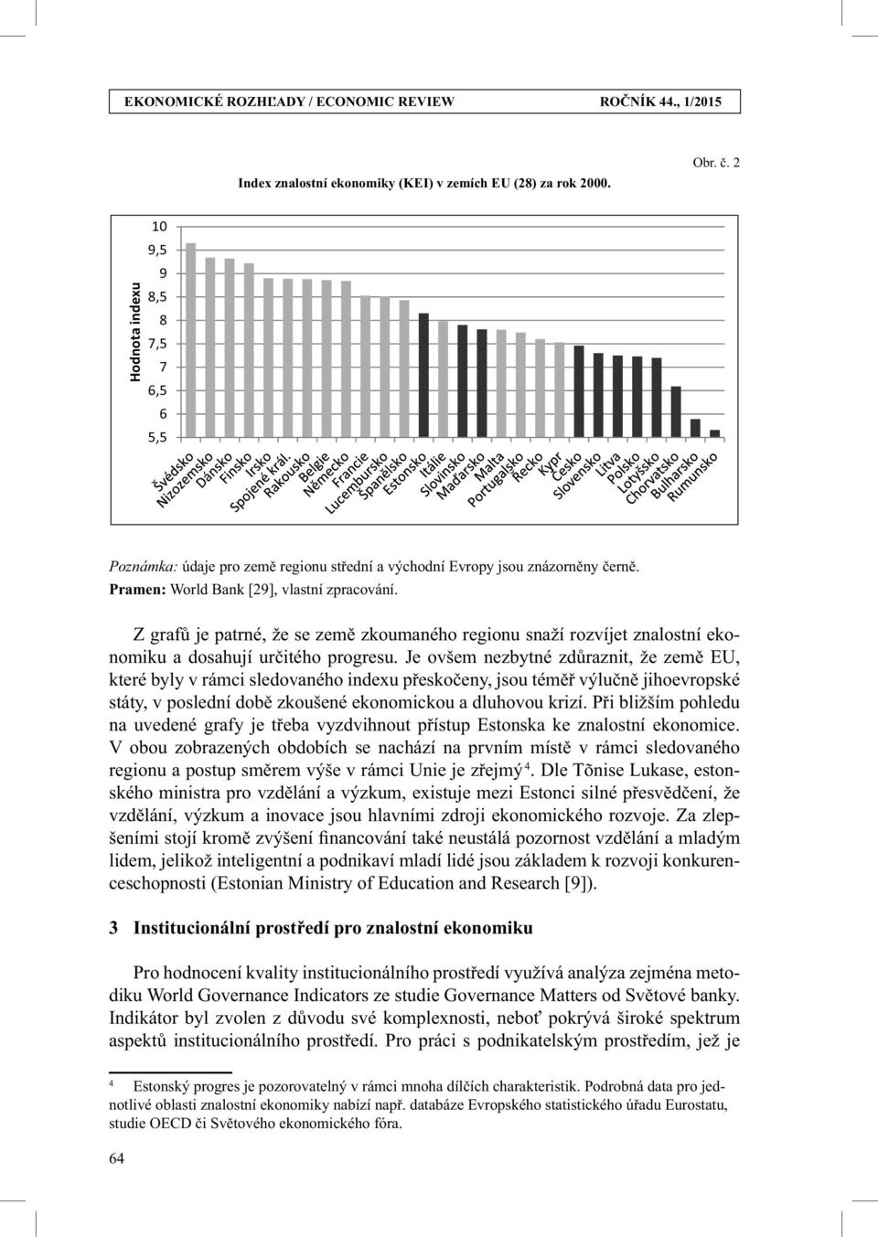 Je ovšem nezbytné zd raznit, že zem EU, které byly v rámci sledovaného indexu p esko eny, jsou tém výlu n jihoevropské státy, v poslední dob zkoušené ekonomickou a dluhovou krizí.