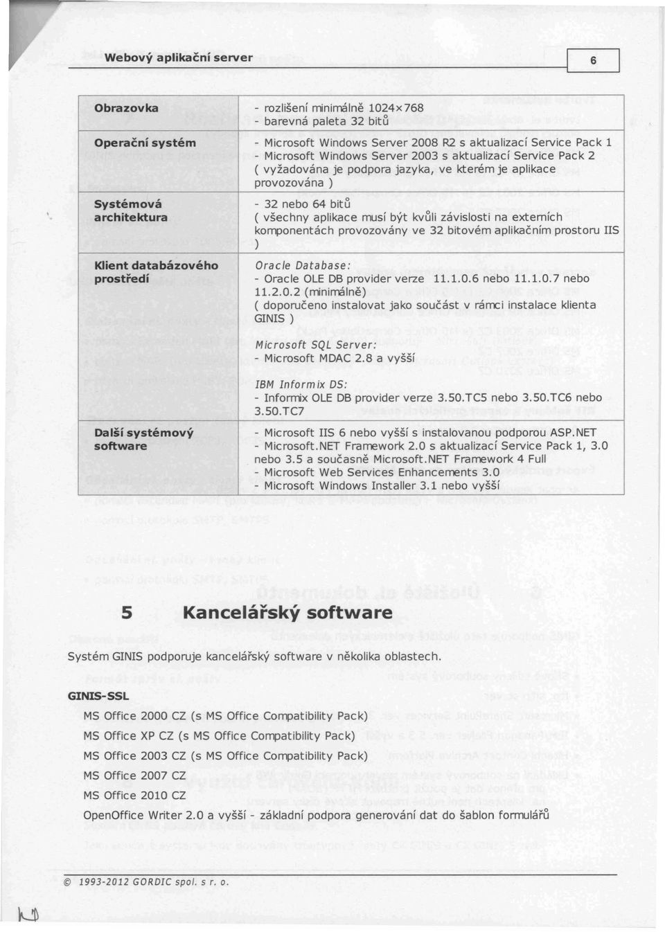 být kvuli závislosti na extemích komponentách provozovány ve 32 bitovém aplikačním prostoru lis ) Oracfe Oatabase: - Oracle OlE DB provider verze 11.1.0.