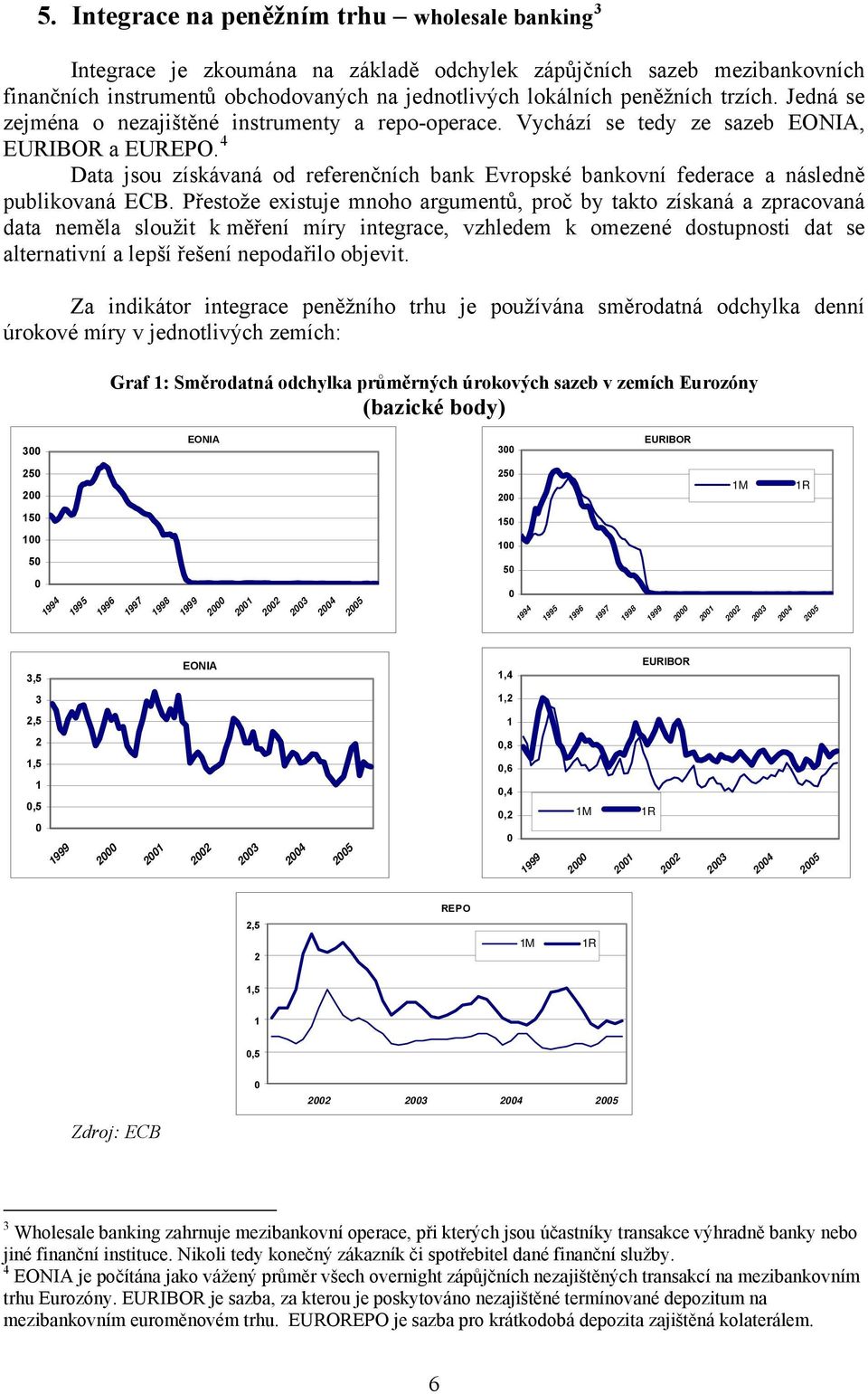 4 Data jsou získávaná od referenčních bank Evropské bankovní federace a následně publikovaná ECB.