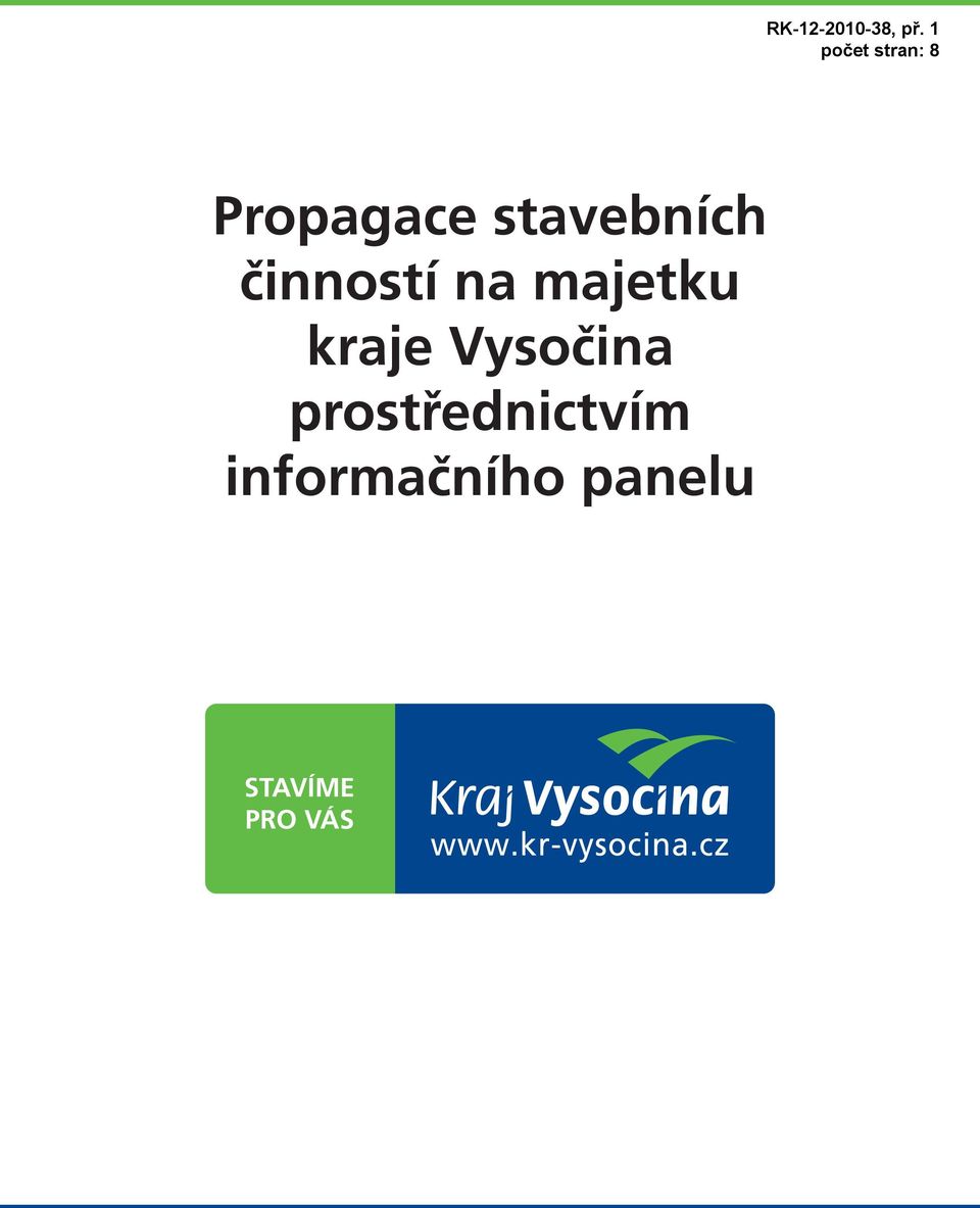 Vysočina prostřednictvím