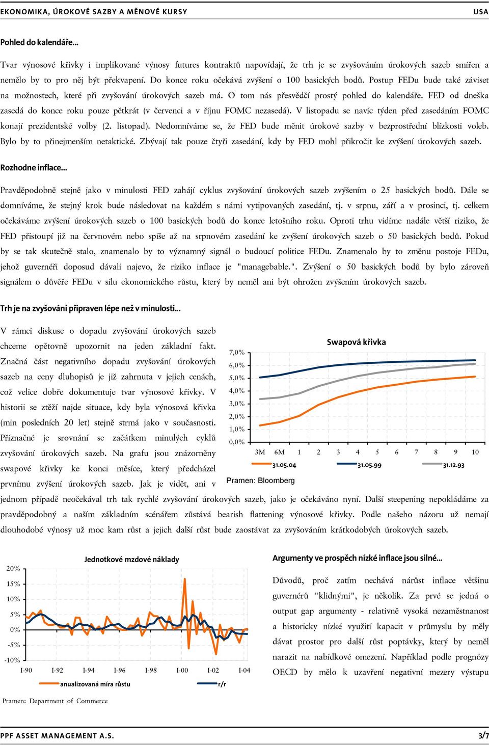 FED od dneška zasedá do konce roku pouze pětkrát (v červenci a v říjnu FOMC nezasedá). V listopadu se navíc týden před zasedáním FOMC konají prezidentské volby (2. listopad).