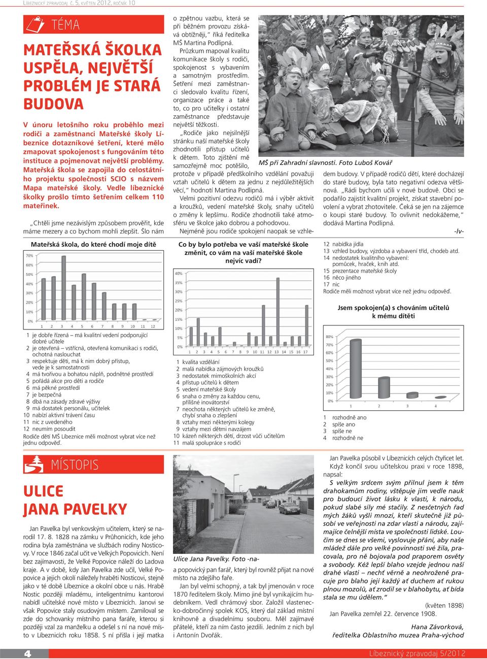 Vedle líbeznické školky prošlo tímto šetřením celkem 110 mateřinek. Chtěli jsme nezávislým způsobem prověřit, kde máme mezery a co bychom mohli zlepšit.