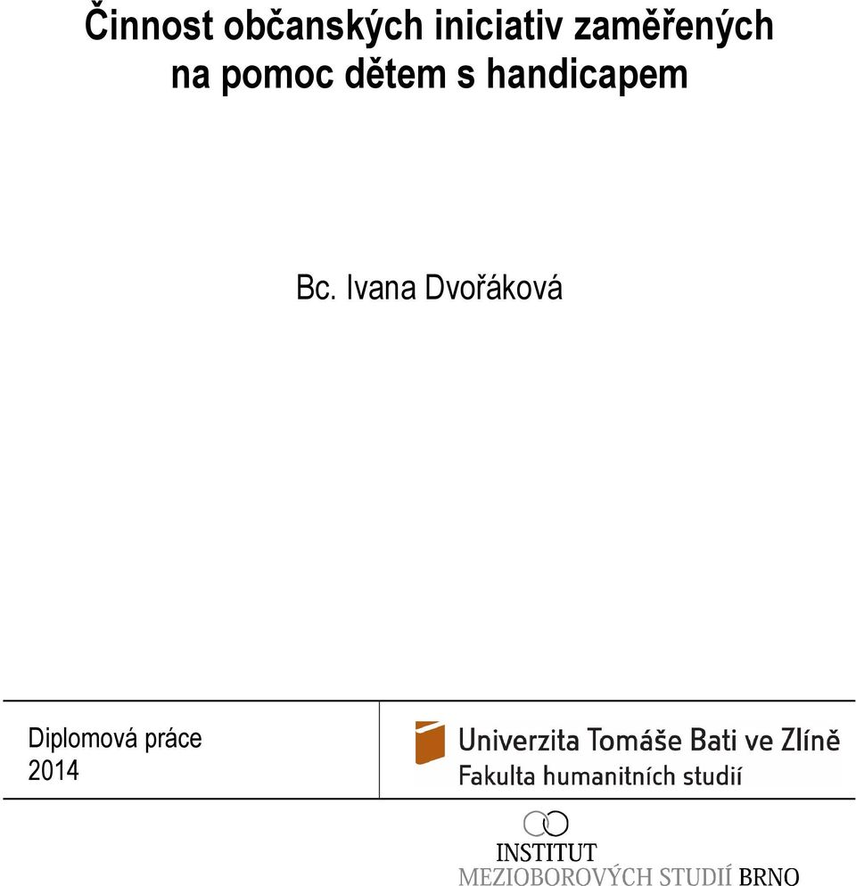 pomoc dětem s handicapem