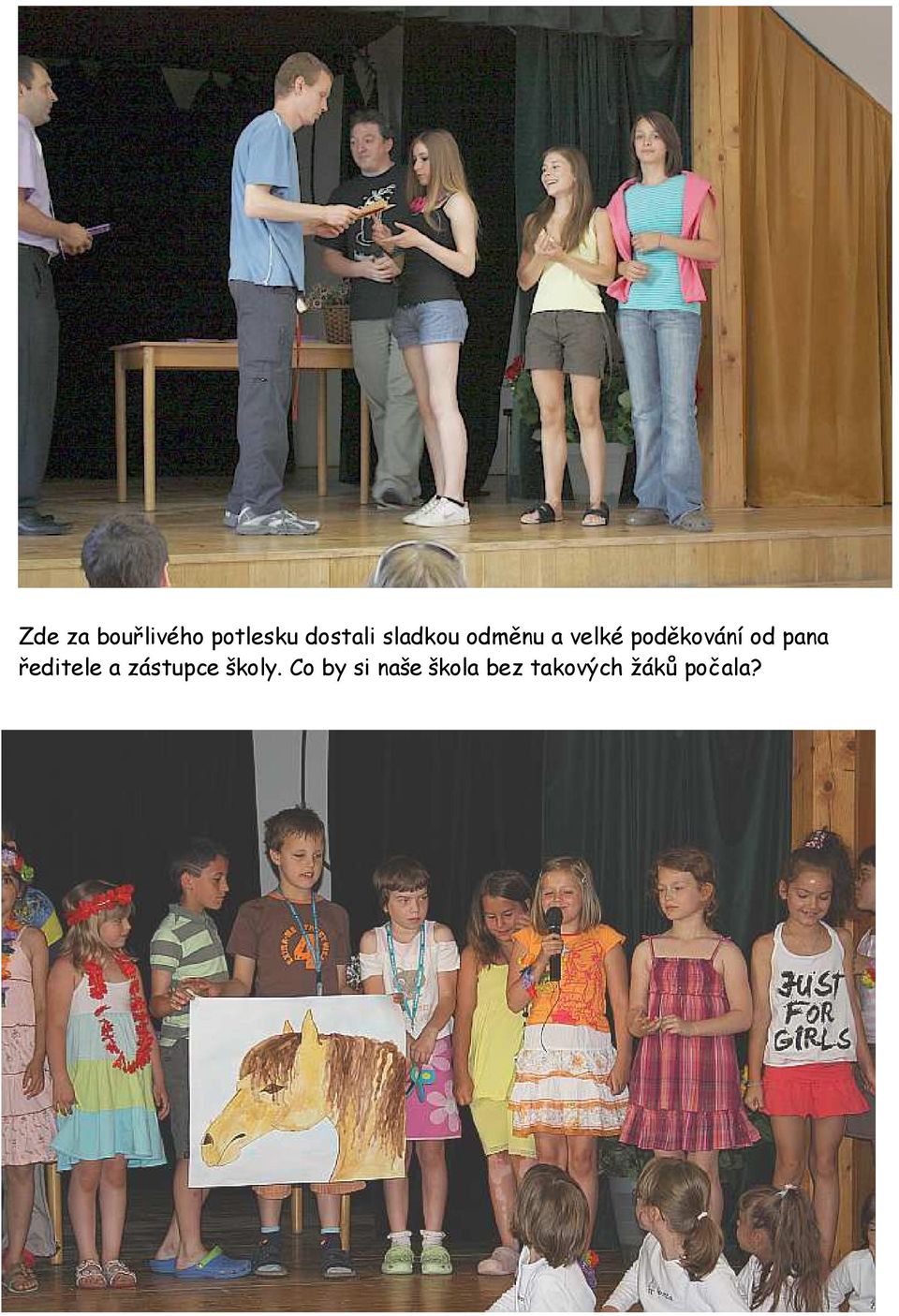 pana ředitele a zástupce školy.