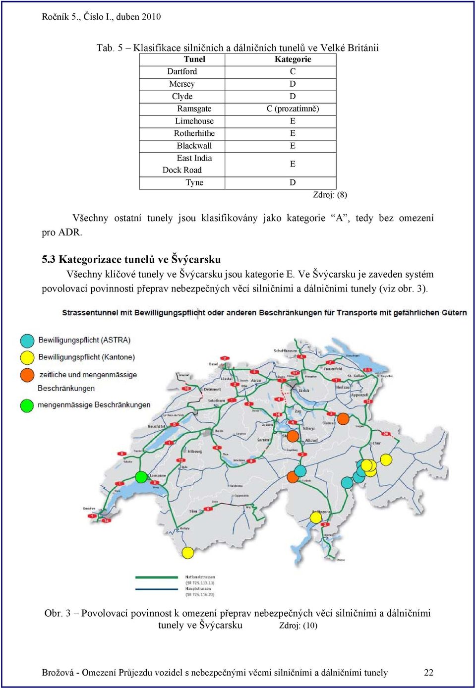 3 Kategorizace tunelů ve Švýcarsku Všechny klíčové tunely ve Švýcarsku jsou kategorie.