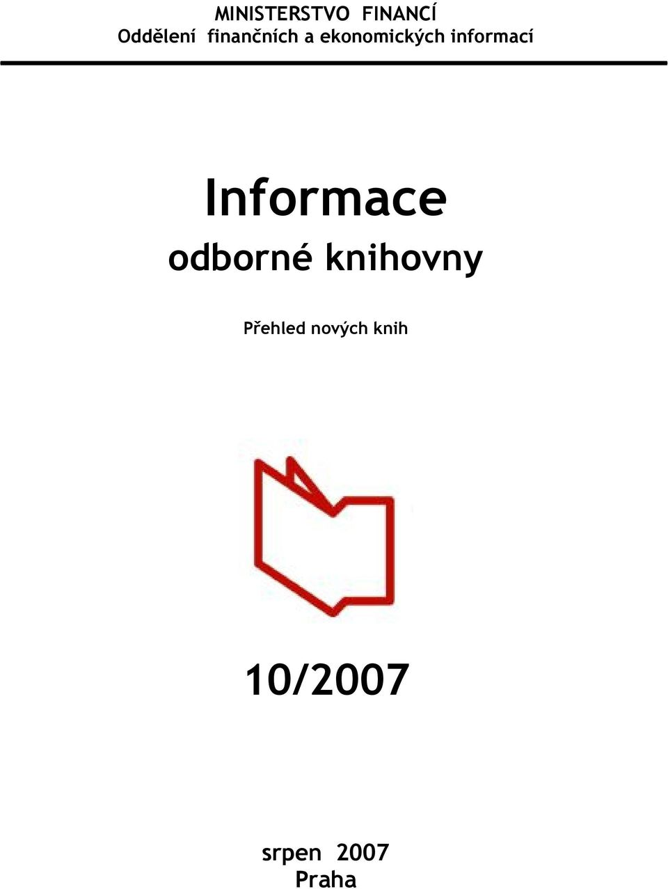 informací Informace odborné