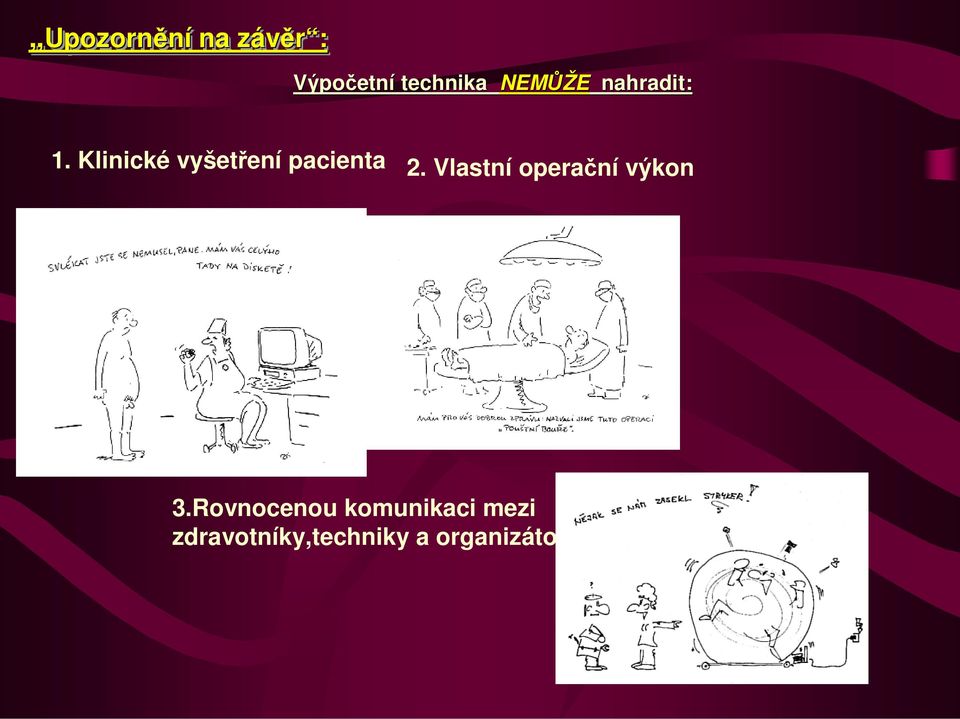 Klinické vyšetření pacienta 2.