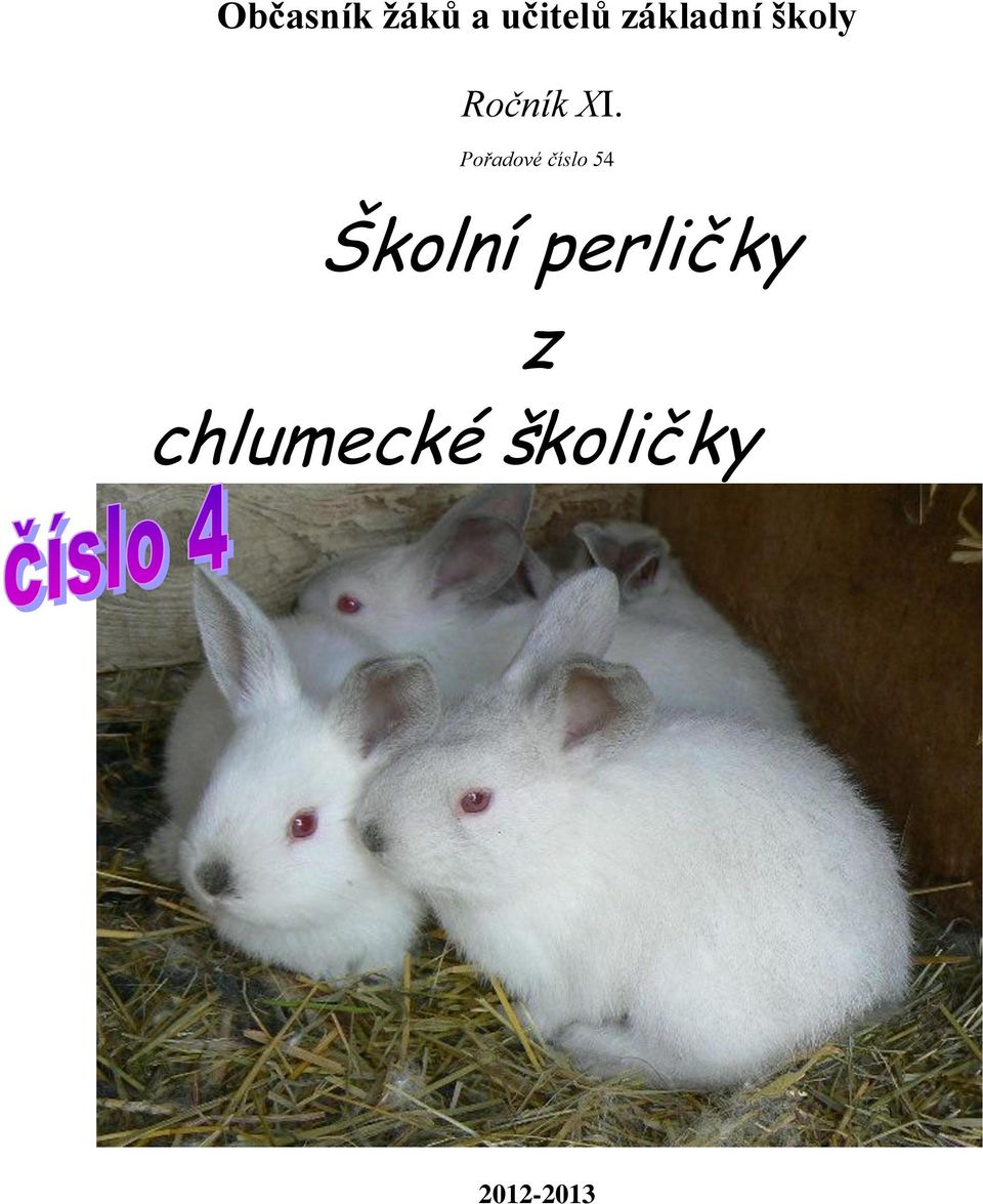 Pořadové číslo 54 Školní