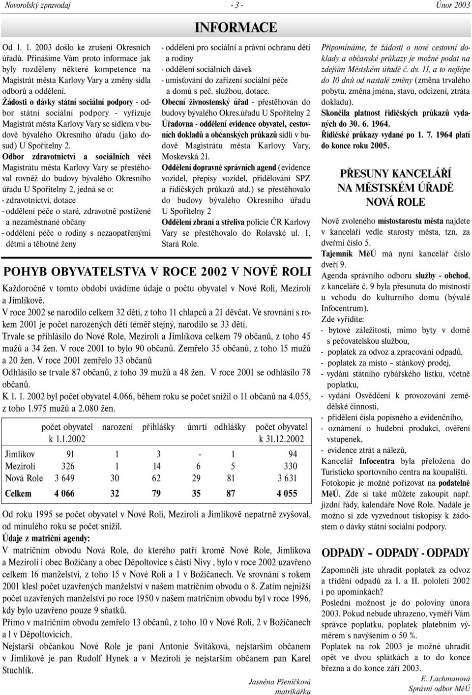 Žádosti o dávky státní sociální podpory - odbor státní sociální podpory - vyřizuje Magistrát města Karlovy Vary se sídlem v budově bývalého Okresního úřadu (jako dosud) U Spořitelny 2.