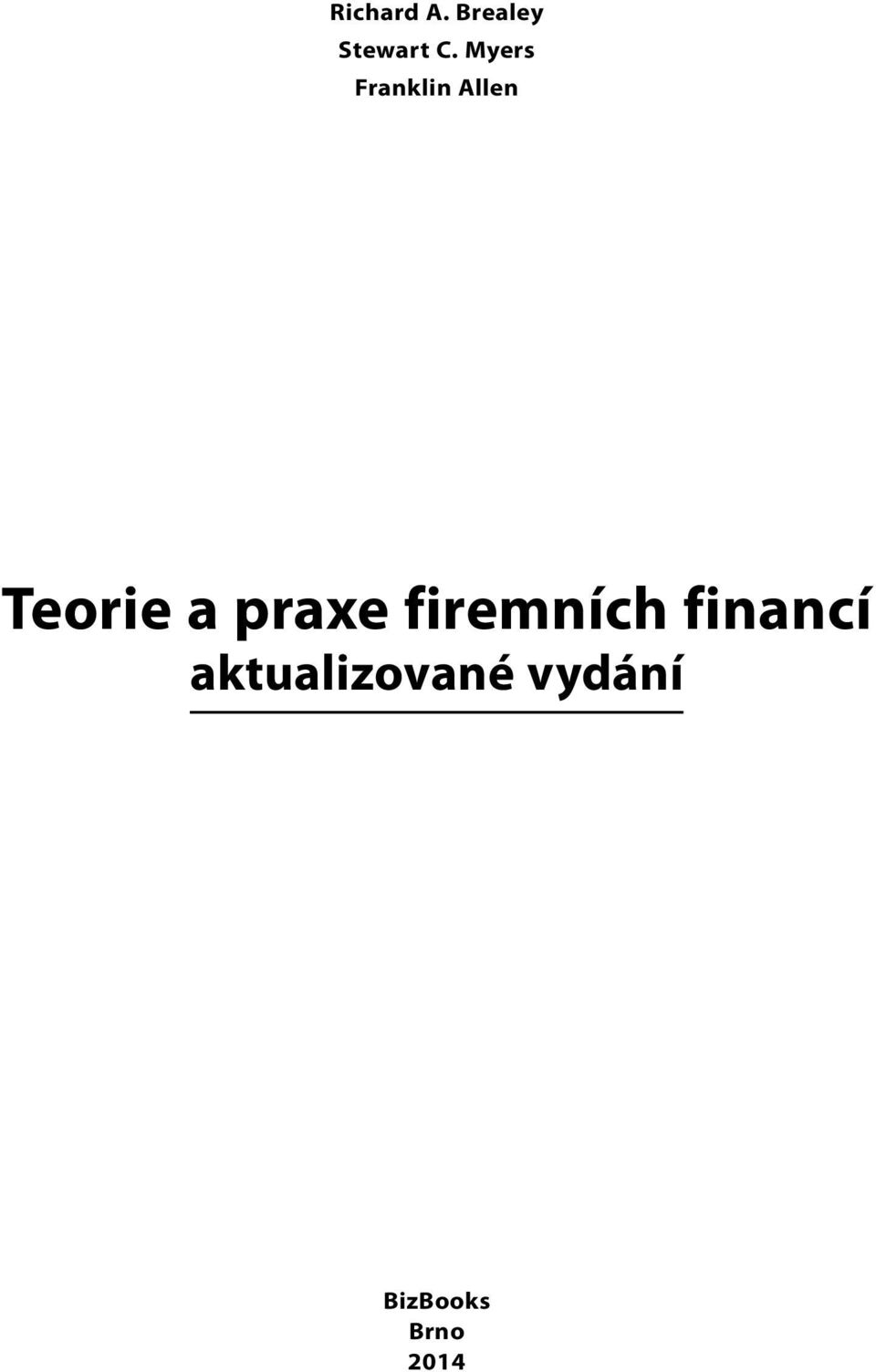 praxe firemních financí