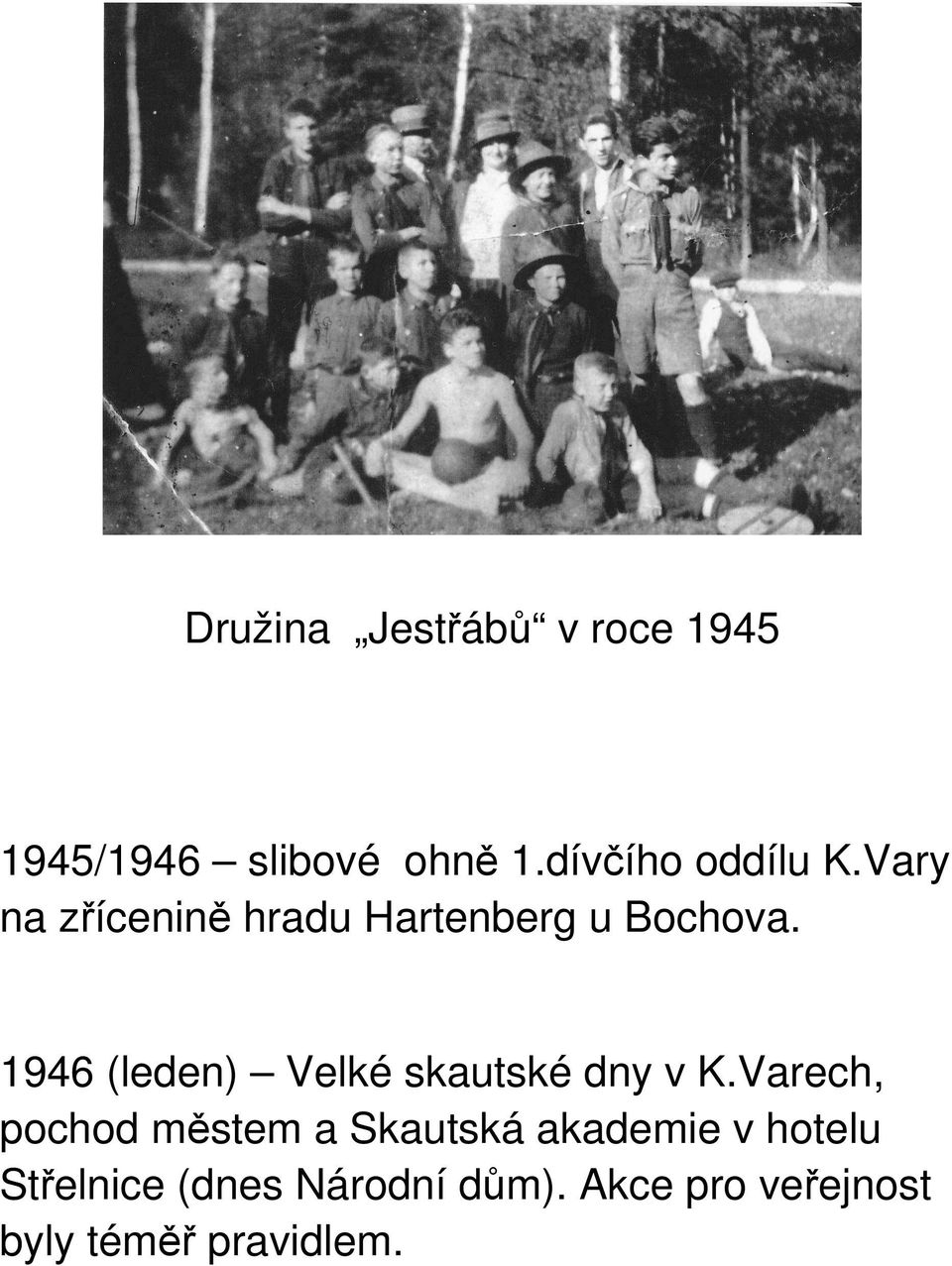 1946 (leden) Velké skautské dny v K.